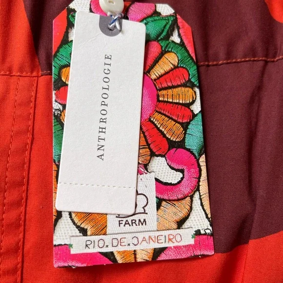 Farm Rio for Anthro NWT XS & XL but runs small side zip w/pockets skirt w/slit. - Picture 6 of 9